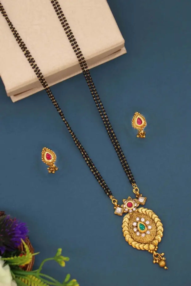 Mangalsutra With Earrings