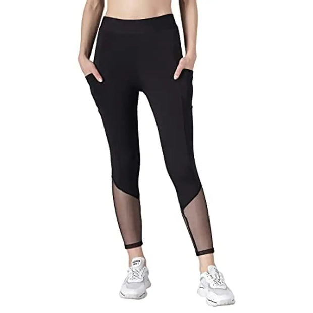 FAIRIANO Gym wear Workout Leggings Tights Ankle Length Stretchable Sports Leggings Yoga Track Pants for Girls  Women