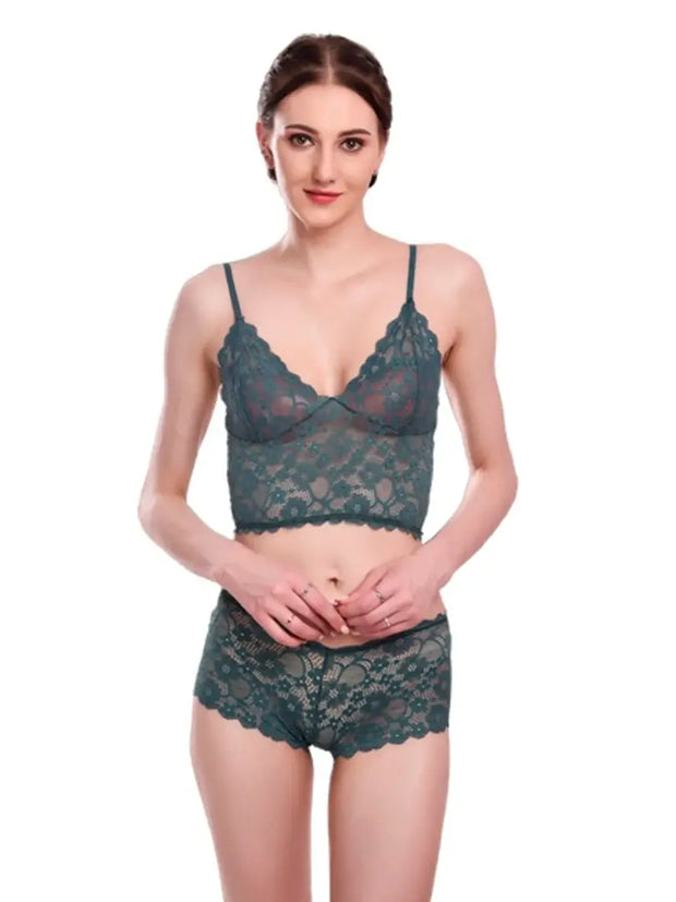 Womens Net Babydoll Nightwear Dress /  Lingerie Sets