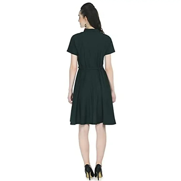 TOGZZ Women's Knee Length Dress (Black M)