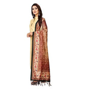 Women's ethnic wear party design fancy look latest stylish Digital Print Assam Silk Dupatta/Chunni with Jhalar/Tassels | Digital Print Multi Color Soft Material | Length: 2.25 meter | Width: Approx 1 mtr Size, D67