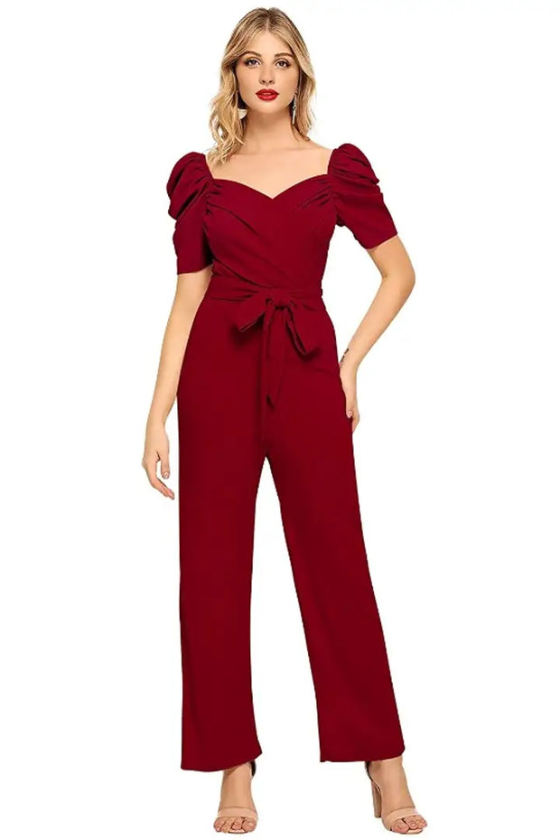 Fancy Polyester Spandex Jumpsuit For Women