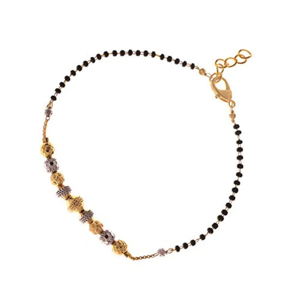 Tanishka Art Gold Plated Crystal Bracelet Bangle Jewellery for Girls and Women