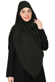 Classic Polyester Solid Hijab for Women